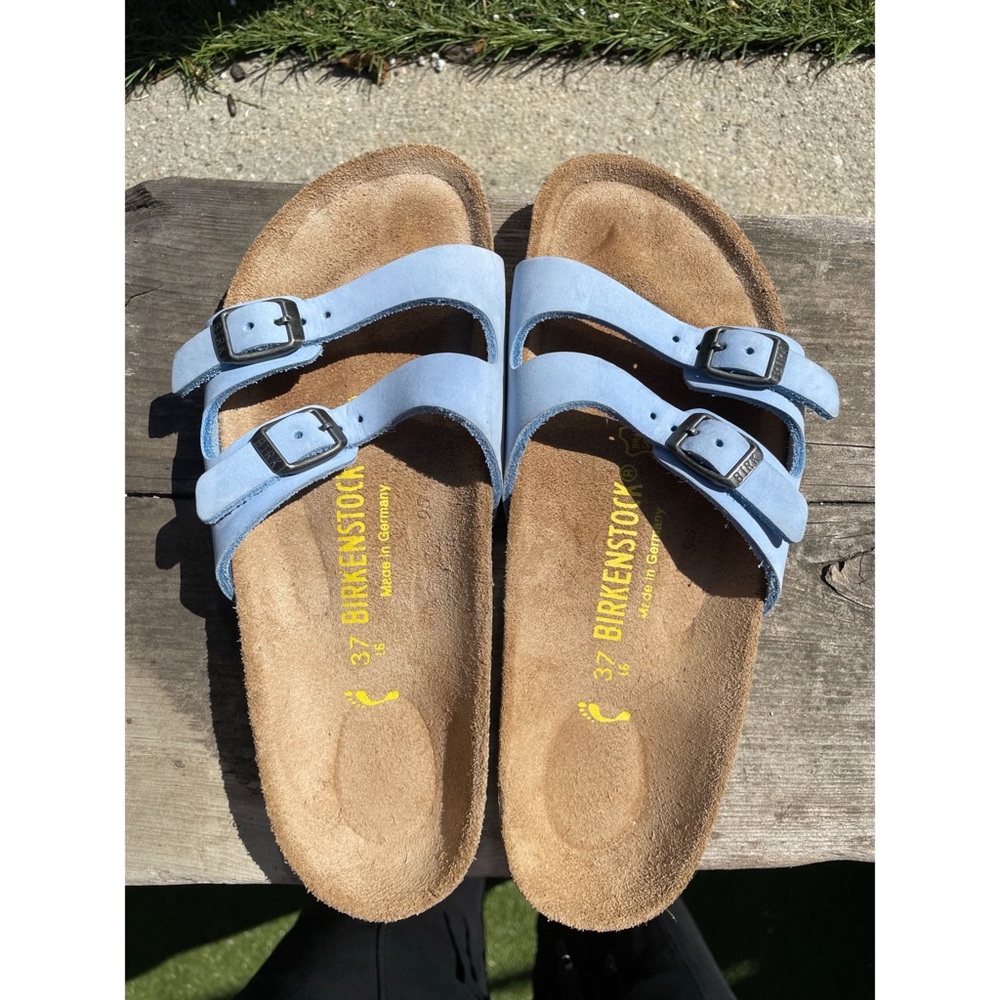Baby Blue Birkenstock Sandals